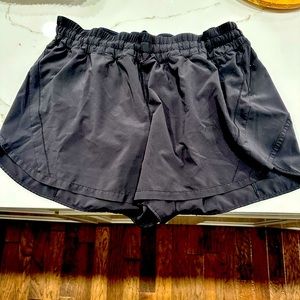 Black Lululemon 4 inch shorts size 20